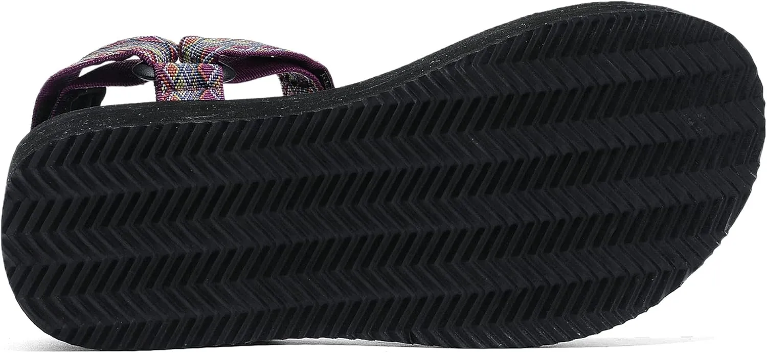 Women's Platform Sandals Casual Wedge Adjustable Velcro Arch Support Yoga Mat Heeled Flatform Sandals Shoes