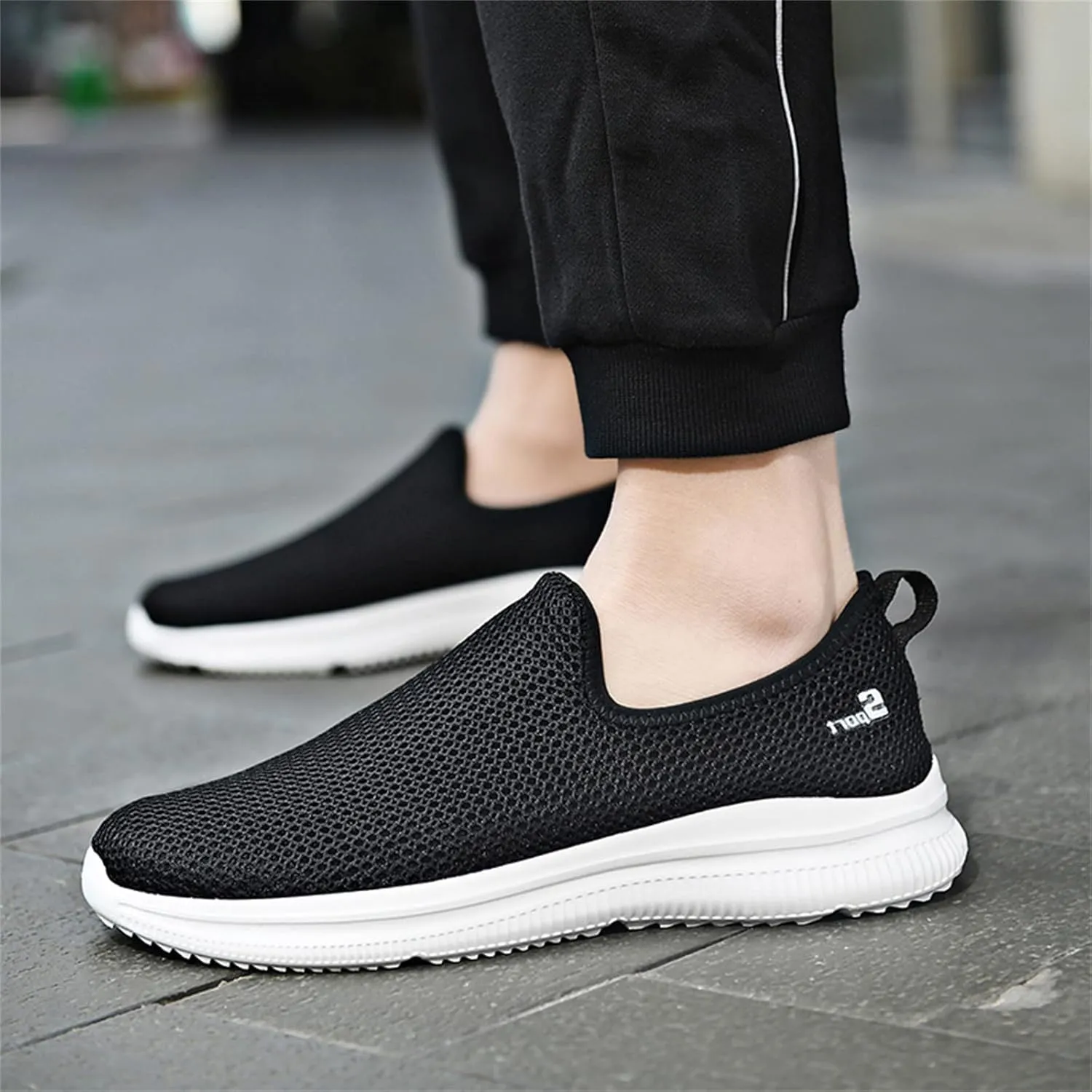 Women's Slip On Sneakers Casual Everyday Shoes Mens Casual Shoes Lightweight Dressy Casual Shoes Black Platform Sneaker Slip On Tennis Shoe Loafers Shoe