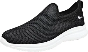Women's Slip On Sneakers Casual Everyday Shoes Mens Casual Shoes Lightweight Dressy Casual Shoes Black Platform Sneaker Slip On Tennis Shoe Loafers Shoe