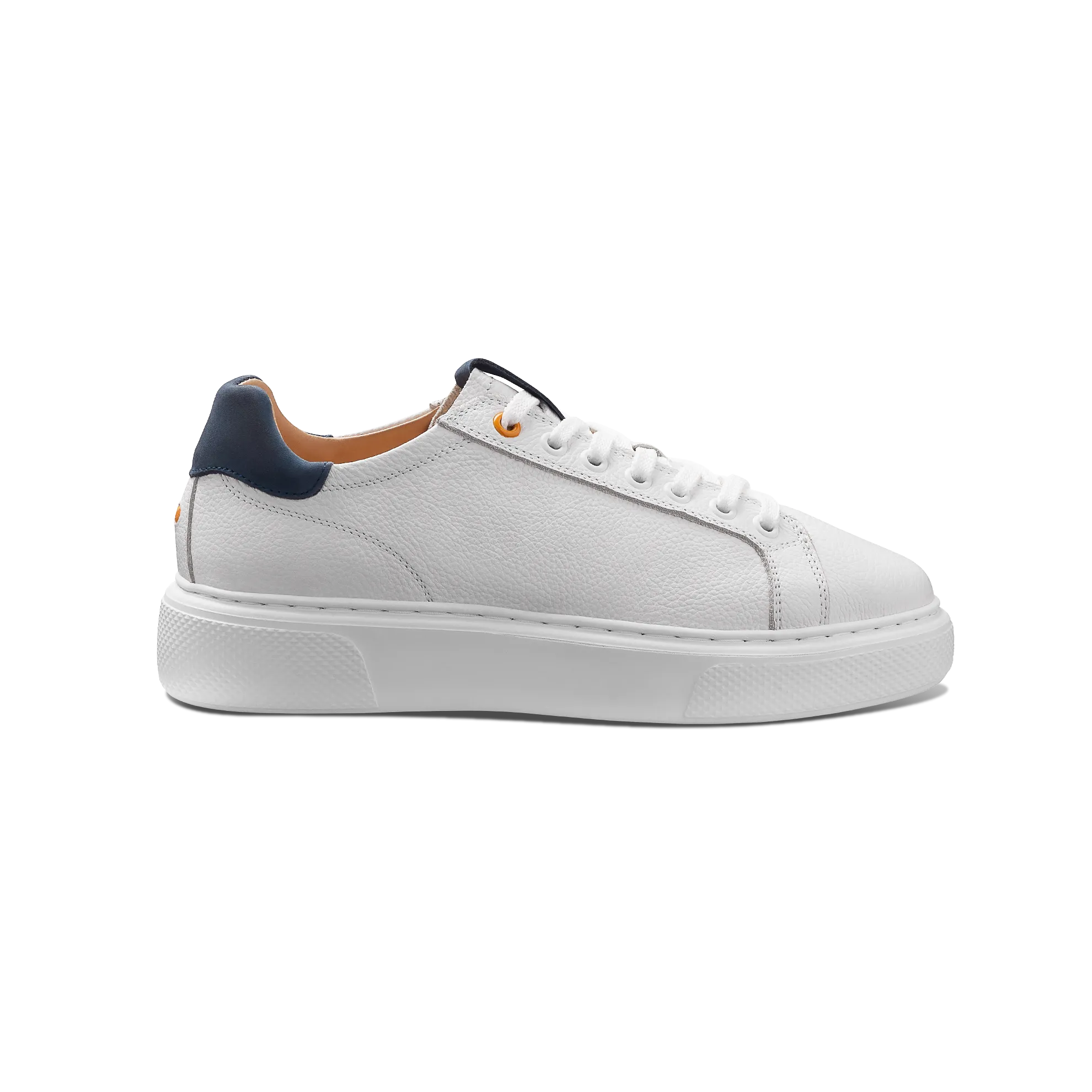 WOMEN'S SUNSET SNEAKER 2.0-White Leather | Samuel Hubbard