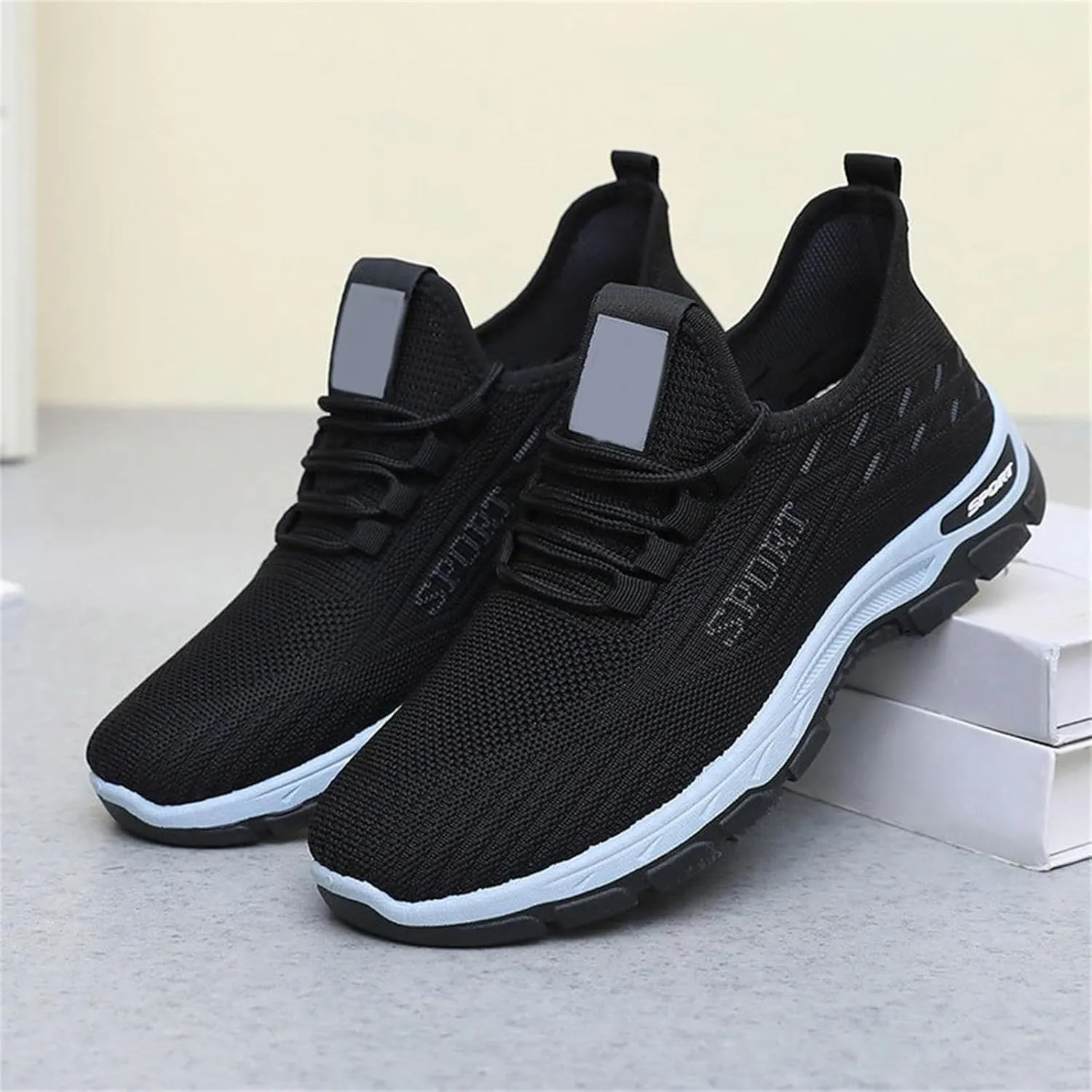 Womens Walking Orthopedic Sneakers with Arch Support Non Slip Running Shoes Casual Trendy Lightweight Breathable Mesh Shoes Comfortable Soft Sole Sneakers Outdoor Athletic Workout Sports Tennis Shoe