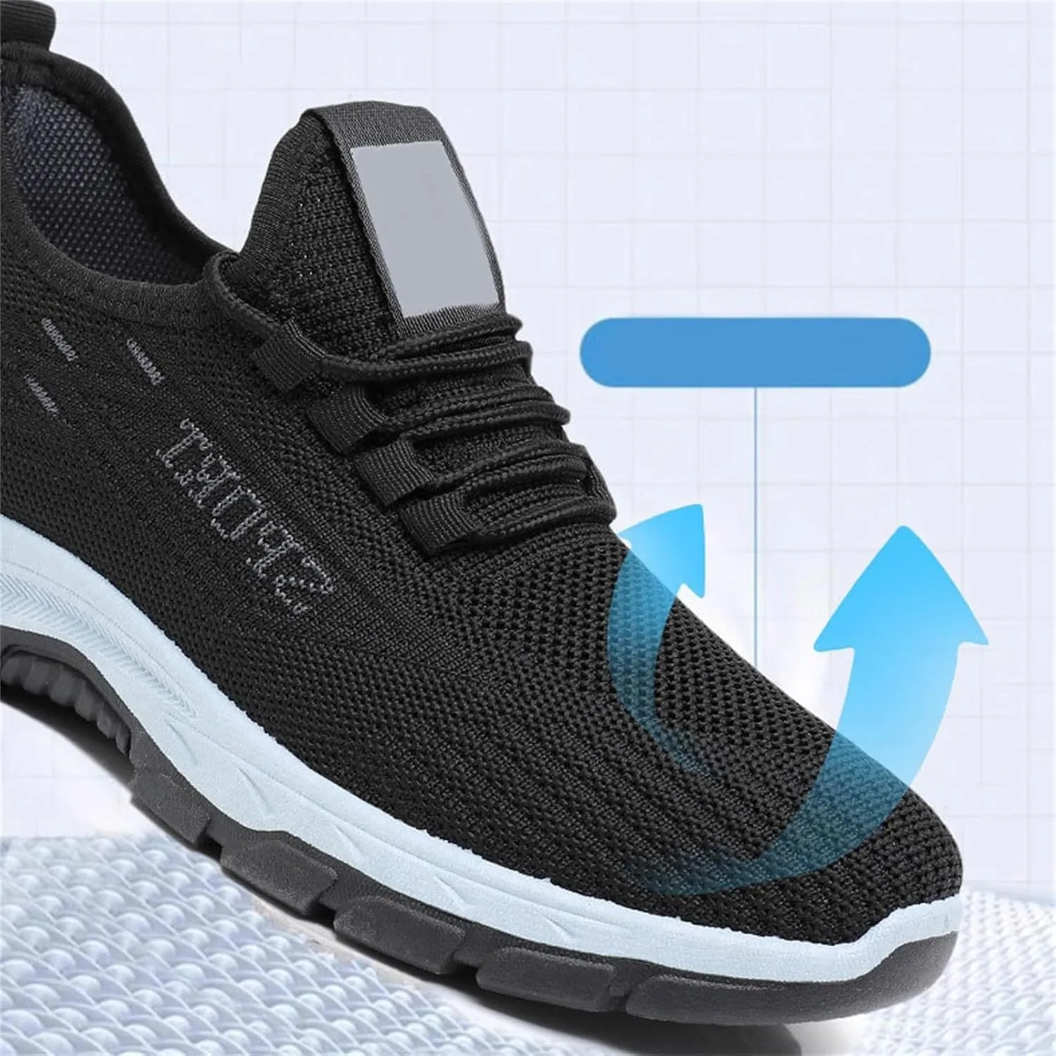 Womens Walking Orthopedic Sneakers with Arch Support Non Slip Running Shoes Casual Trendy Lightweight Breathable Mesh Shoes Comfortable Soft Sole Sneakers Outdoor Athletic Workout Sports Tennis Shoe