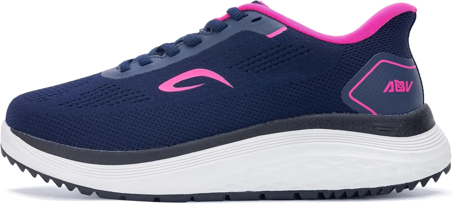 Women's Walking Shoes with Arch Support Plantar Fasciitis Orthotic Slip On Tennis Sneakers for Long Standing