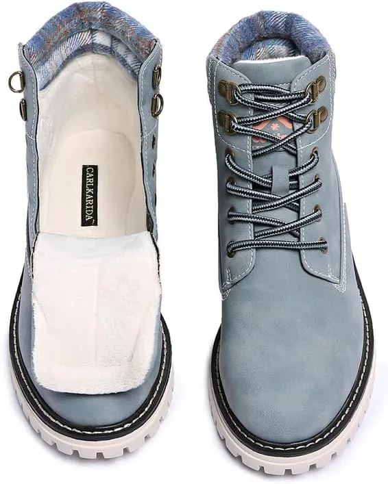 Women's Waterproof Hiking Boots - Lightweight Non-Slip Ankle Boots for Trekking