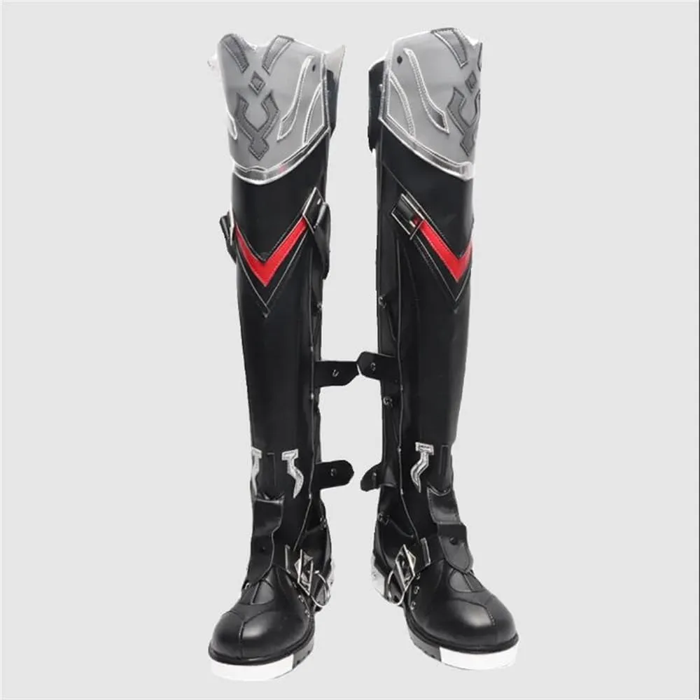 Wriothesley Fontaine Genshin Impact Cosplay Shoes Boots Cosplay Shoes Custom Made Props Anime Halloween W3602