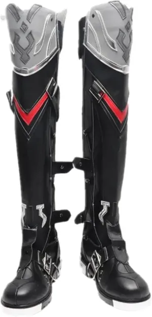 Wriothesley Fontaine Genshin Impact Cosplay Shoes Boots Cosplay Shoes Custom Made Props Anime Halloween W3602