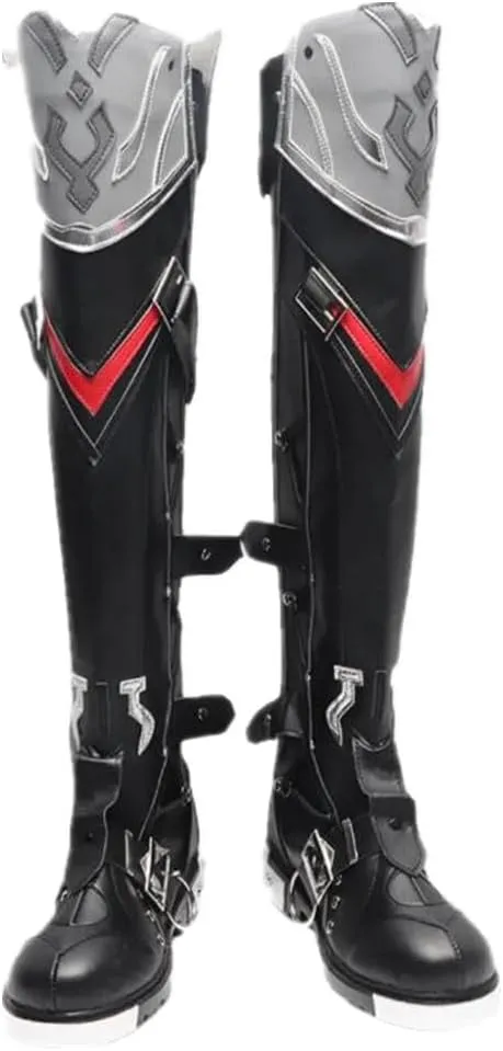 Wriothesley Fontaine Genshin Impact Cosplay Shoes Boots Cosplay Shoes Custom Made Props Anime Halloween W3602