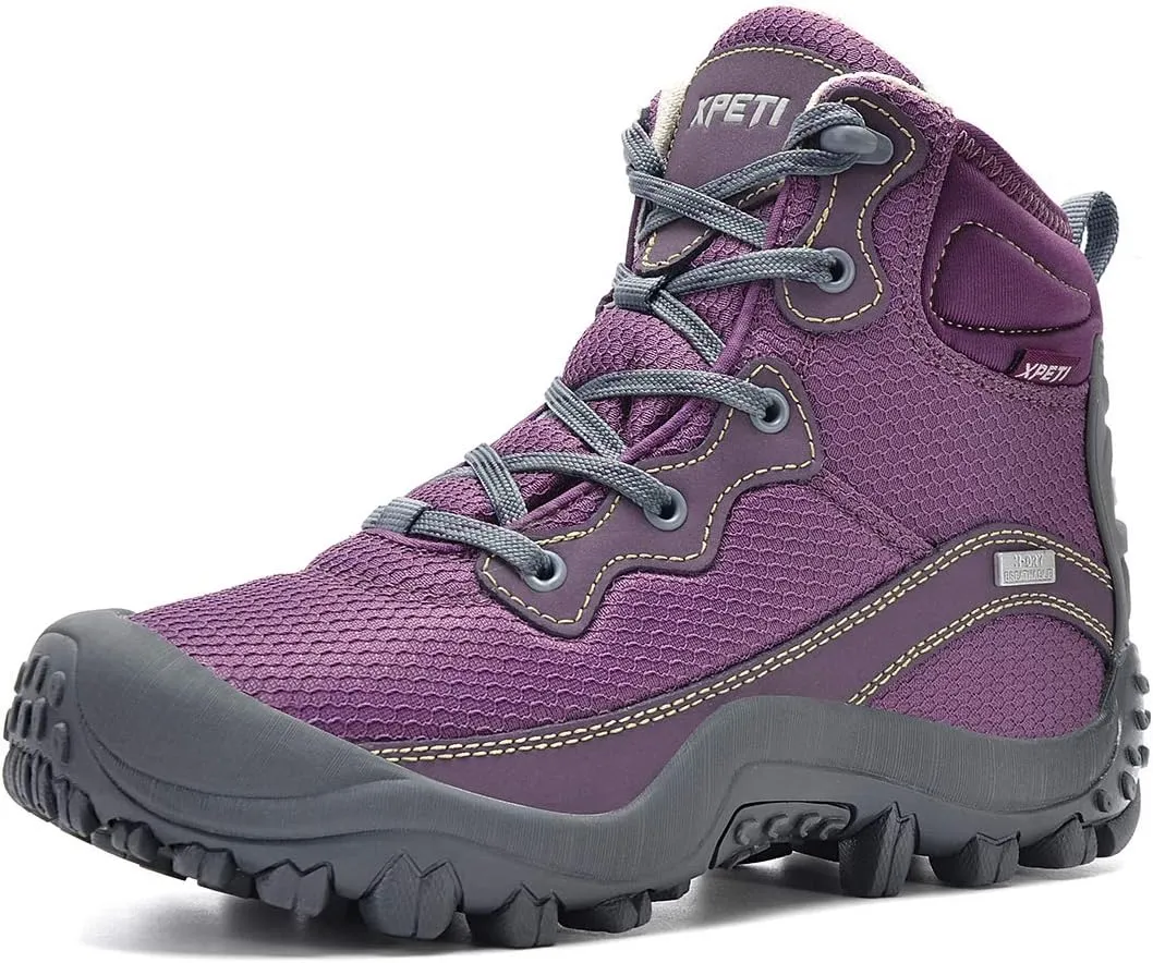 XPETI Women's Dimo Mid Waterproof Outdoor Hiking Boot Non Slip