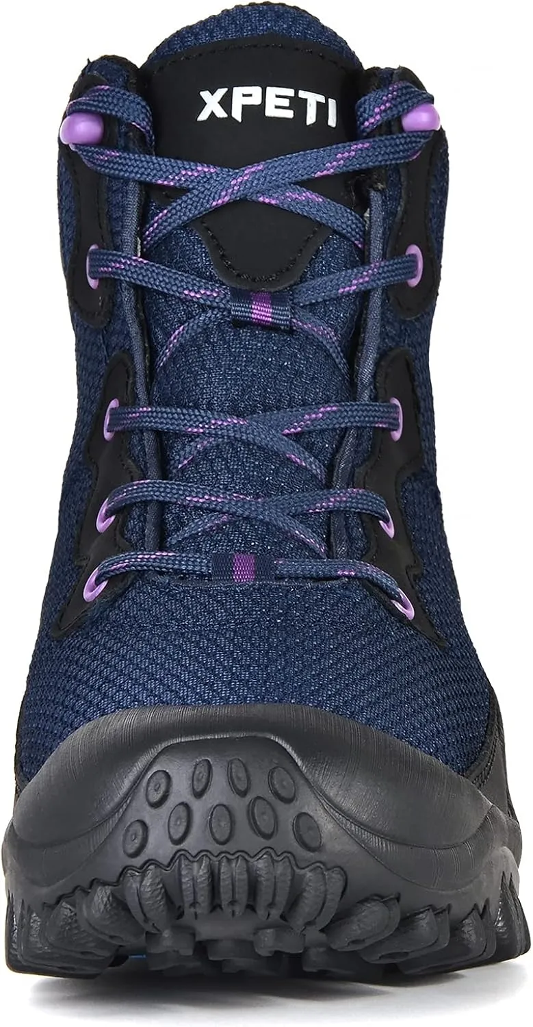 XPETI Women's Dimo Mid Waterproof Outdoor Hiking Boot Non Slip