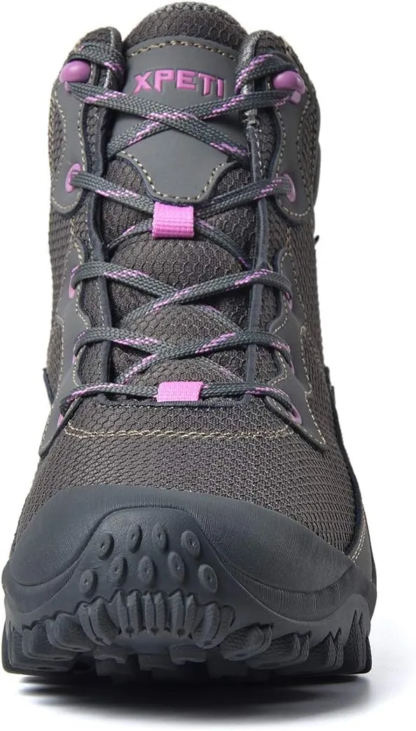 XPETI Women's Dimo Mid Waterproof Outdoor Hiking Boot Non Slip