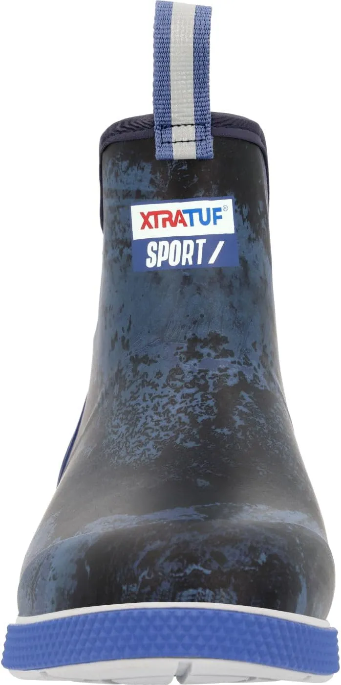 Xtratuf Men's 6 Inch Sport Ankle Deck Boot, Black