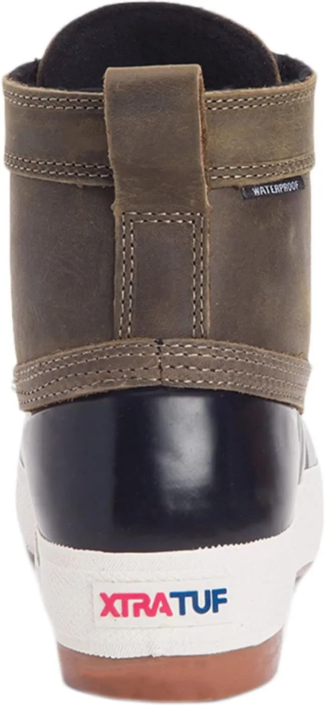 Xtratuf Women's 6in Casual Over-The-Ankle Waterproof Slip-Resistant Arch Support Leather Legacy Lace Boots