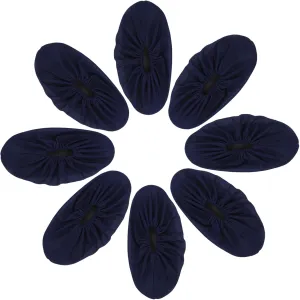 Zerodeko 5pcs Shoe Covers Walking Household Foot Indoor Home Slipper Boot Protectors Covers Anti Shoe Mesh Men Non Reusable Breathable Blue Flat Covering Plastic