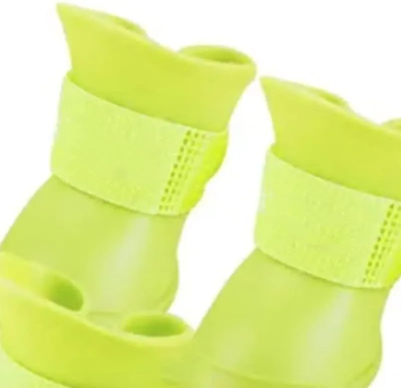 Zerodis Boots, Dog Rain Boots Outdoor Dog Silicone Rainshoes Running Shoes Pet Rain Shoes, Pet Rain Boots (S)
