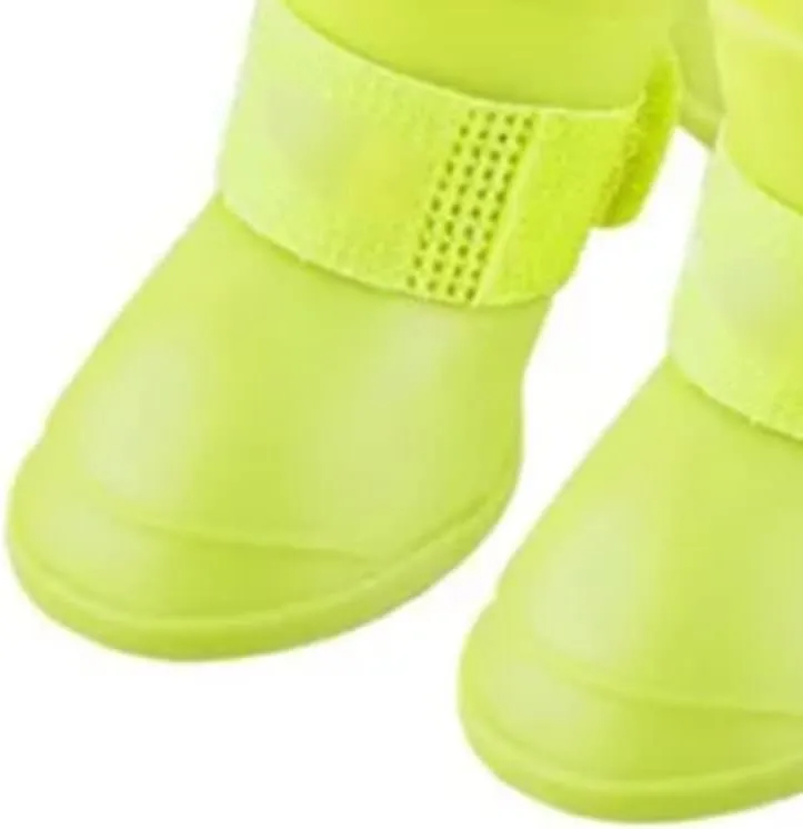 Zerodis Boots, Dog Rain Boots Outdoor Dog Silicone Rainshoes Running Shoes Pet Rain Shoes, Pet Rain Boots (S)