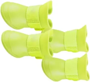 Zerodis Boots, Dog Rain Boots Outdoor Dog Silicone Rainshoes Running Shoes Pet Rain Shoes, Pet Rain Boots (S)